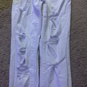 Size 4 White Ripped Jeans